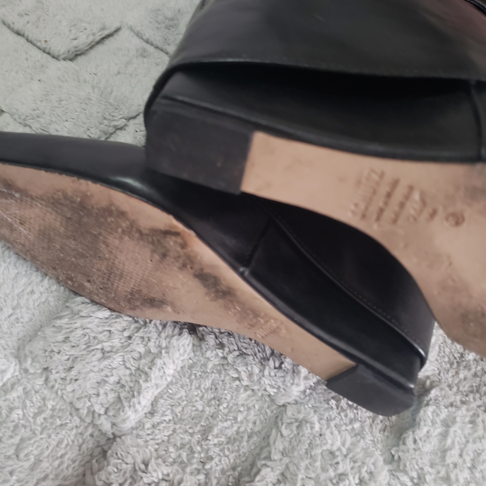 SCHUTZ Black Leather Boots - Picture 9 of 12